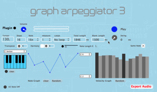 ループフレーズや効果音をスピーディーに制作できるGraph Arpeggiator 3発売！