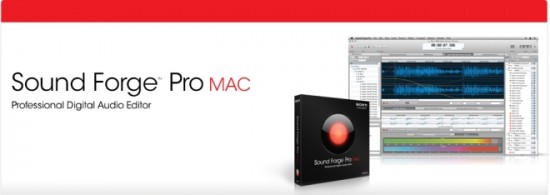 Sony Creative Software Mac OS X向けに一から設計したSound Forge Pro Mac発売！